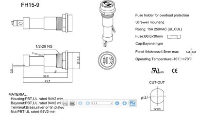 精準保護，安全首選 一字頭十字頭旋轉式保險座與6×3.0保險絲座的全場景應用解析